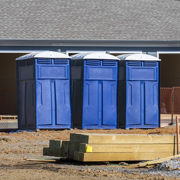 are there any restrictions on where i can place the portable toilets during my rental period in Peralta New Mexico